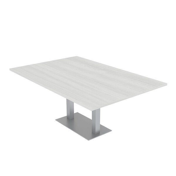 47.25 in W, 84 in L, 29 in H, Engineered Wood Top, White
